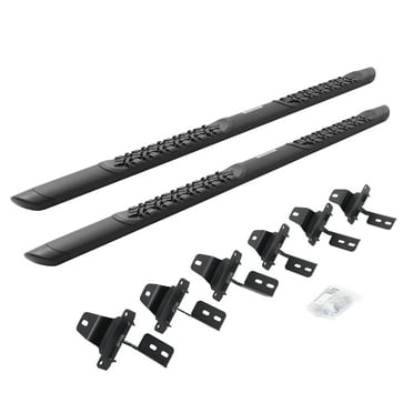 Go Rhino V3450674T V-Series V3 Aluminum Side Steps and Mounting Brackets Kit - Textured Black For Jeep 18-24 Wrangler Fits select: 2018-2019,2021 JEEP WRANGLER UNLIMITED