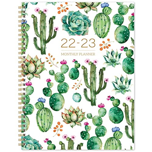 2023 Label 8.5 x 11 Contacts and Passwords Pocket 2022 to Dec Twin-Wire Binding Monthly Planner 2022-2023 Teal by Artfan 2022-2023 Monthly Planner from July 18-Month Planner with Tabs 3 Pack 