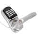 thumbnail image 2 of Cerradura De Inducción Electrónica, Suministros Para El Hogar Antimiradas Cerradura De Puerta Inteligente, Para Puertas Puertas Antirrobo Restaurantes Puertas De Madera Edificios Cergrey Fingerprint Password Lock, 2 of 8