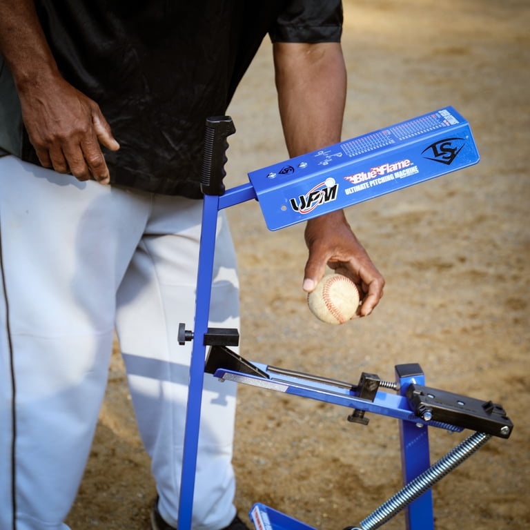 Free Shipping! Louisville Slugger Blue Flame Pitching Machine
