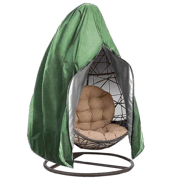 Protector de protección UV para muebles de jardín, cubierta impermeable para silla con forma de huevo, columpio colgante, 210d