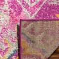 thumbnail image 4 of SAFAVIEH Madison Barrfind Geometric Runner Rug, Fuchsia/Blue, 2'3" x 8', 4 of 7