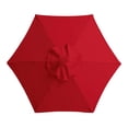 thumbnail image 2 of Cubierta del dosel del parasol Sunnimix Impermeable 3 m 8 Costilla rojo, 2 of 8