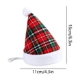 thumbnail image 3 of Christmas Pet Hat for Small Medium Dogs and Cats, Cute Santa Hat Holiday Costume Accessory for Christmas Parties and Photoshoots, 3 of 6