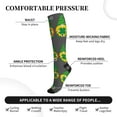 thumbnail image 3 of Lsque Spring St Patrick’S Day Irish Gnomes Pattern Sport Compression Socks for Men & Women 15-20 mmHg Knee High Nurse Pregnant Running Medical and Travel Athletic, 3 of 6