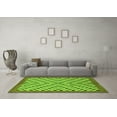 thumbnail image 3 of Ahgly Company Indoor Rectangle Checkered Green Modern Area Rugs, 5' x 8', 3 of 4