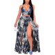 thumbnail image 3 of Lora Vestido maxi de dos piezas con cuello en V y estampado floral para mujer, 3 of 5