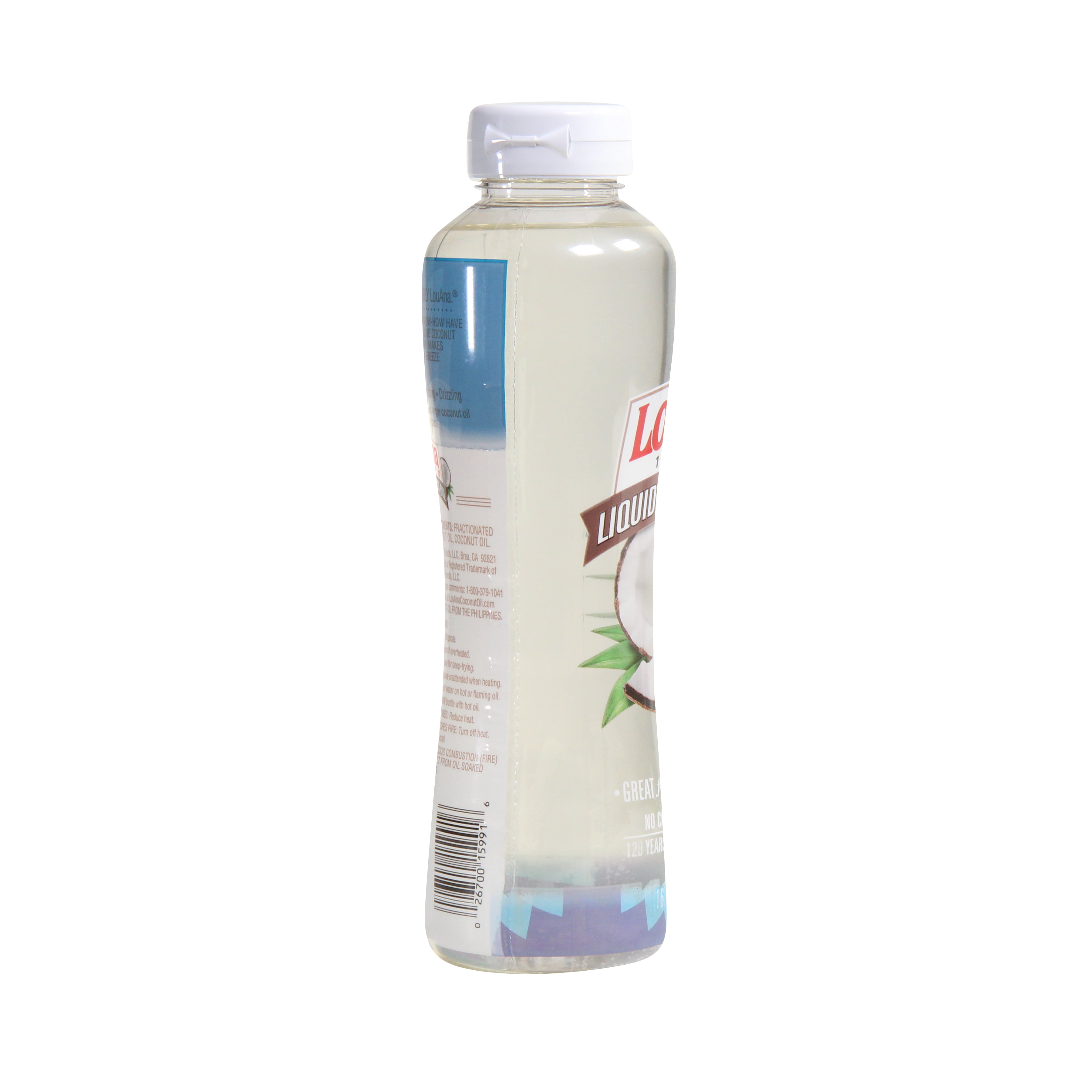 LouAna 100% Pure Liquid Coconut Oil, 16 fl oz