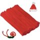thumbnail image 1 of Limpiadores de tuberías, suministros para manualidades, 300 unidades, limpiadores de tuberías rojos, tallos de chenilla para manualidades, suministros de arte para niños (6 mm x 12 pulgadas), 1 of 5