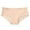 Beige, variant on Riecok Women Underwear Panties Lace Stretch Plus Size Breathable Full Front Back Coverage Underwear Beige XL