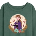 thumbnail image 3 of Frozen - Fall - Anna & Leaves - Women's Lightweight French Terry Long Sleeve Shirt, 3 of 5