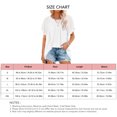 thumbnail image 4 of Camiseta de mujer con cuello redondo, ligera, transpirable, holgada, informal, fluida, arrugada, delantera, manga corta, camiseta para verano, mujer, blanco, S, 4 of 4