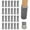 Gray, variant on Chair Leg Covers to Protect Floors 24pcs Knitted Elastic Furniture Leg Socks Protectors for Hardwood Floors Red