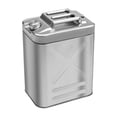 thumbnail image 4 of Bidón de combustible de acero inoxidable de gran capacidad, garrafa de agua, tanque de metal duradero para acampar. 35 litros, 4 of 8