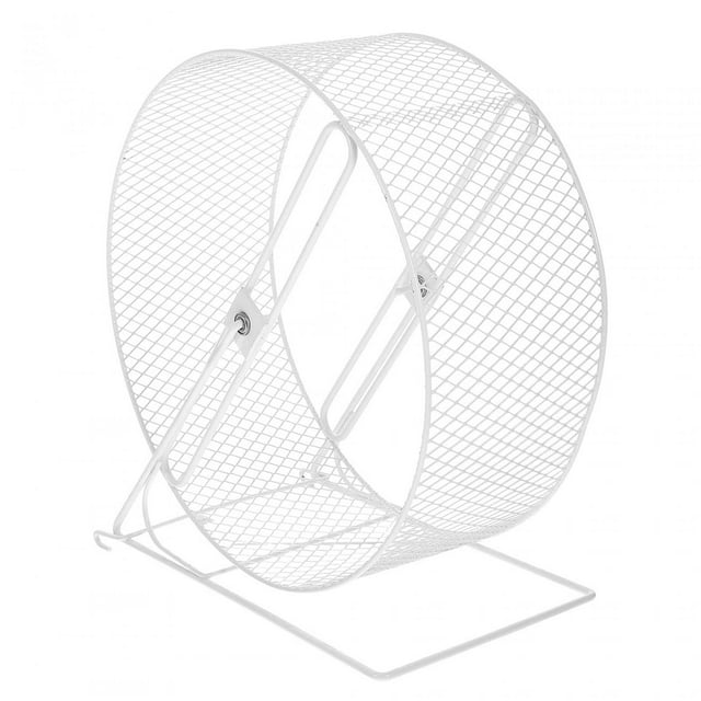 Hamster Wheel Roller Toy Activity Silent Sports Pets Supplies with Bracket Jogging Wheel Hamster Running Exercise Wheel for Hedgehog, Rats Diameter 21cm