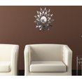 thumbnail image 2 of Acrylic 3D Sunflower Fire Mirror Effect Wall Sticker Decal Room Modern Decor, 2 of 5