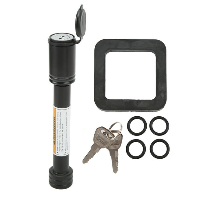 Cerradura Del Receptor Del Enganche De Remolque, Cerradura Del Enganche Del Remolque Con Llave, Impermeable, 5/8 Pulgadas De Diámetro, Antirrobo A Prueba De Polvo Para El Portador
