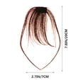 thumbnail image 4 of Shisuyan Clip en Design Marron Effet Réaliste Lot de 1 7.9x2.8in, 4 of 8