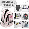 thumbnail image 6 of Yspwyqan Girls Pink Camo School Backpack, 17 Inch Laptop Backpack, Lightweight Multi-Pocket Fits 15.6 Laptop, Deer Bow Casual Purse for Primary Elementary Back to School, 6 of 7