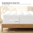 thumbnail image 4 of Nestl Full Mattress Topper, Extra Thick Cooling Mattress Pad, Fits up to 18” Mattress, 4 of 7