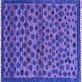 thumbnail image 1 of Ahgly Company Indoor Square Abstract Purple Modern Area Rugs, 5' Square, 1 of 4
