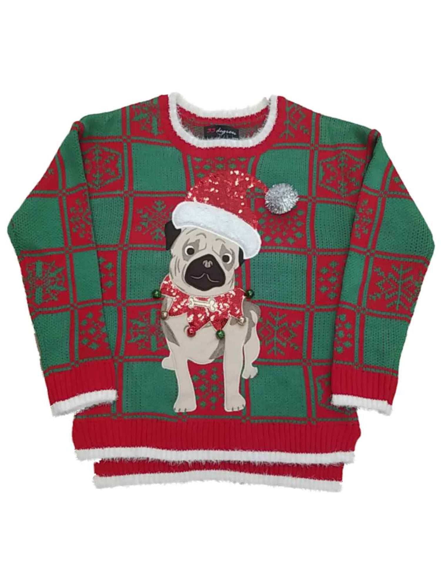 womens pug sweater