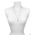 thumbnail image 3 of Delight Jewelry Silvertone Tea Cup Silvertone Live the Life You Have Imagined Bar Charm Necklace, 23", 3 of 4