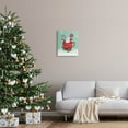 thumbnail image 2 of Merry Christmas Warm Cocoa Holiday Graphic Art Gallery Wrapped Canvas Print Wall Art, 2 of 7