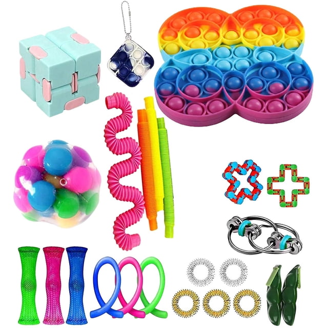 Juguete sensorial Push Bubble Fidget para aliviar el estrés del autismo