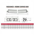 thumbnail image 3 of RIGID Industries 340053 Radiance+ Curved 40 Inch RGBW Light Bar, 3 of 4