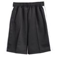 thumbnail image 1 of WILLBEST Pantalones Cortos Deportivos para Hombre, Estilo Europeo y Hop Street Sports Shorts, Modernos Pantalones de Pierna Ancha con Rayas Laterales para Skateboarding de Calle Alta, 1 of 2