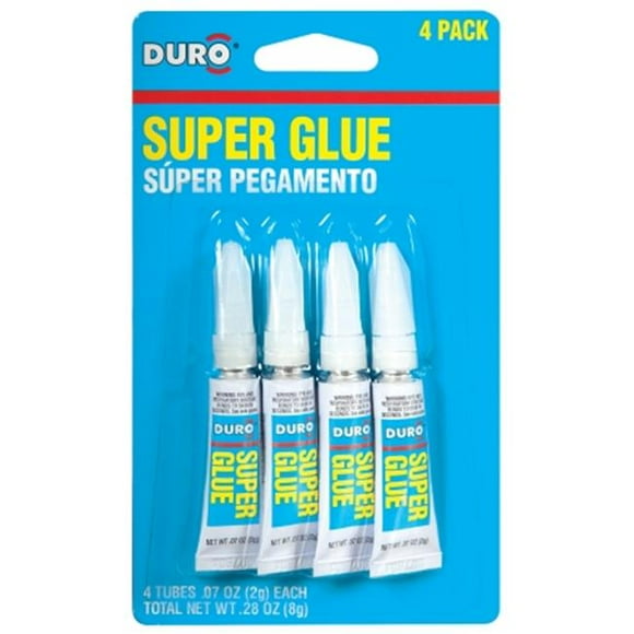 Duro Super Glue, Four 2-Gram Tubes (1400336)