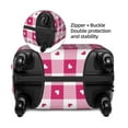 thumbnail image 6 of Uemuo Plaid Heart Printed Washable Luggage Cover - Fashion Suitcase Protector Fits 18-32 Inch Luggage -, 6 of 9