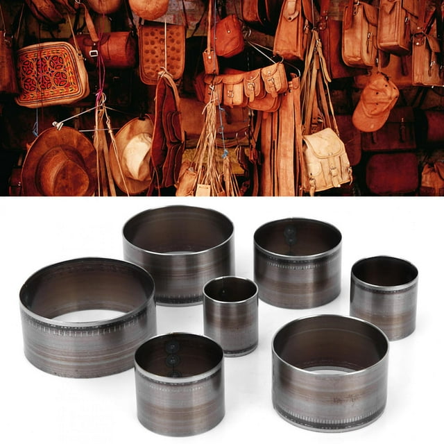 Loewten Poinçonneuse à Trous 7 Pièces, Perforateur, pour Cuir Perforateur