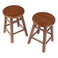 thumbnail image 4 of Element 2pc Dining Stools with Square Legs in Teak Finish, 4 of 4