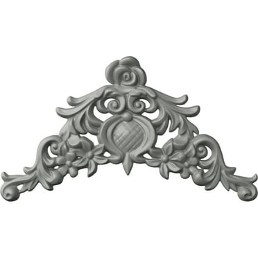 Ekena Millwork 12 1/4"W x 6 3/4"H x 5/8"P Cole Center Onlay