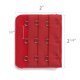 thumbnail image 3 of Correa Del sujetador extensor Allegra K 5Pcs 3 Ganchos longitud Ajustable Beige-Rojo-Azul Royal-Turquesa-Fucsia Una talla, 3 of 5