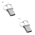 thumbnail image 3 of Sidaley Mini U Disk USB 2,0 USB Flash Drive de alta velocidad portátil computadora Flash Disk Recorder 16GB 32GB 64GB Pendrive Memoria Usb Plata 32g 2piezas, 3 of 6