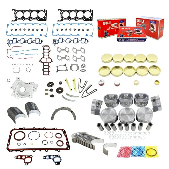 DNJ EK4155AM Master Engine Rebuild Kit Fits Cars & Trucks 2002 Ford F-150 4.6L SOHC V8 16V 281cid VIN 6