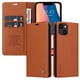 thumbnail image 1 of Funda para iPhone 15 Estuche de Cuero PU Tipo Cartera con Ranuras para Tarjetas y Cierre Magnético, 1 of 5