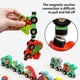 thumbnail image 5 of Tren magnético de madera para niños pequeños | Bloques de construcción y coches con temática de dinosaurios | Juego educativo de 11 piezas para niños y niñas a partir de 3 años, 5 of 6