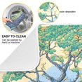 thumbnail image 2 of Yayeee Dish Drying Mat for Kitchen Counter 18"x24" Microfiber Absorbent Pad, Beige Tree, 2 of 7