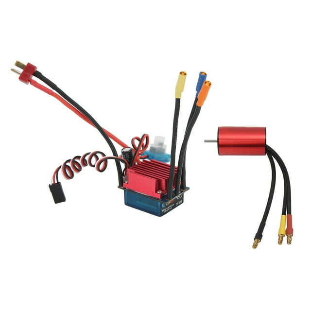Motor sin escobillas de aleación de aluminio de 4600 KV y ESC S35A de alta precisión para coches RC