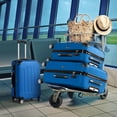 thumbnail image 4 of Zimtown Hardside Lightweight Spinner Dark Blue 3 Piece Luggage Set with TSA Lock, 4 of 13