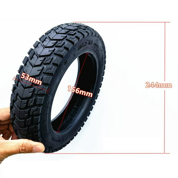 GLFILL 10 Inch 10x2-6.1 Tubeless Tyre Thickened Off-Road Tire Electric Scooter Refit Off-road Tubeless Tire Rubber Excellent Replacemen