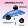 thumbnail image 4 of Knirps Surf Rookie Manual Rain Umbrella for Elementary and Middle School Kids – 35.4" Canopy with Reflective Safety Stripe, Lightweight Design, Wind Tunnel Tested, Carrying Case Included, 4 of 7