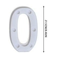 thumbnail image 3 of Dpityserensio Alphabet LED Digital Lights Light Up White Plastic Digital Standing Hanging 0, 3 of 3