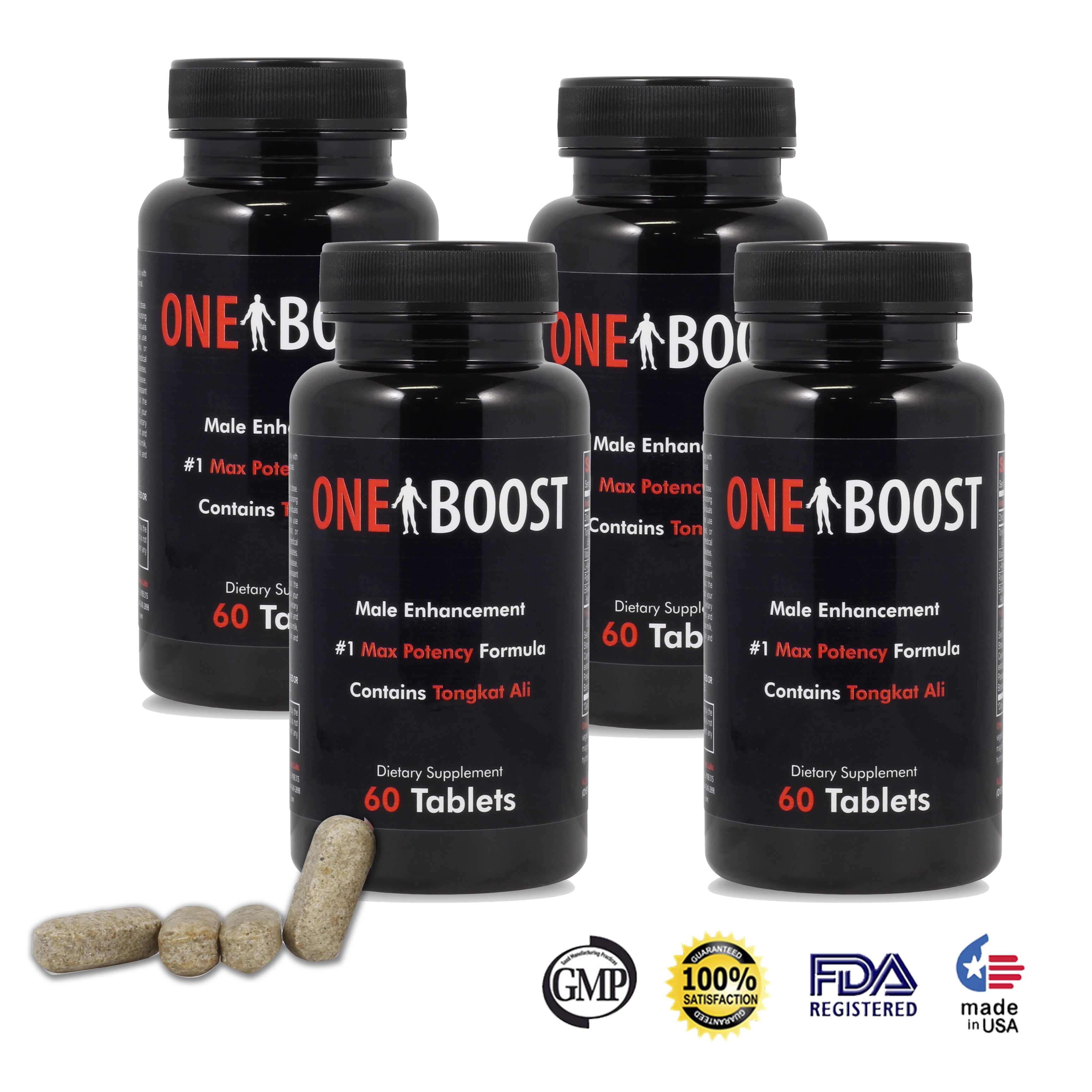One Boost Testosterone Booster For Men And Women Libido Energy And Overall Well Being 240 Ct 