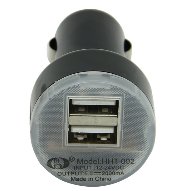 1pc Dual USB Car Charger Adapter Voltage DC 5V 2A