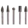thumbnail image 1 of Burr Bits, Standard Size HRC70 Machining Hardness Tungsten Steel  File 5PCS  For Wood Carving For Metal Polishing, 1 of 8